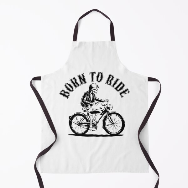 Item preview, Born to Ride Skeleton | Vintage Motorcycle-Inspired Cycling Design designed and sold by BNCH44.