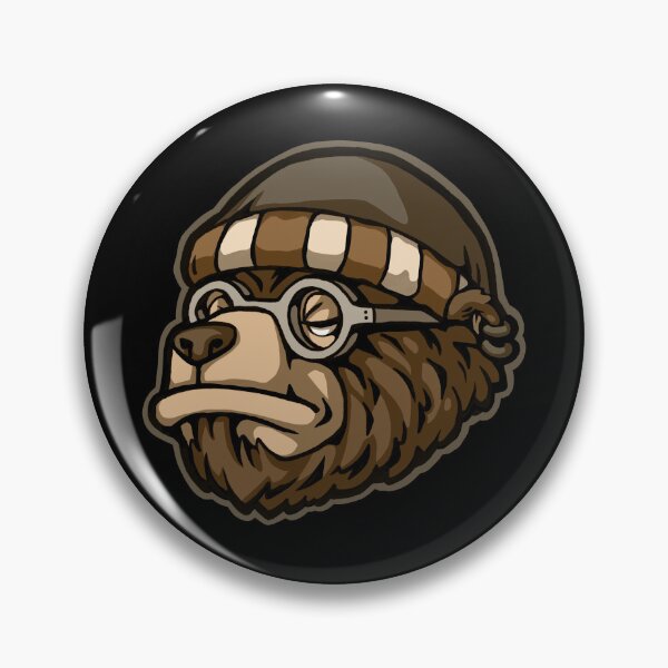 Item preview, The bear head designed and sold by HYPERBADGE.