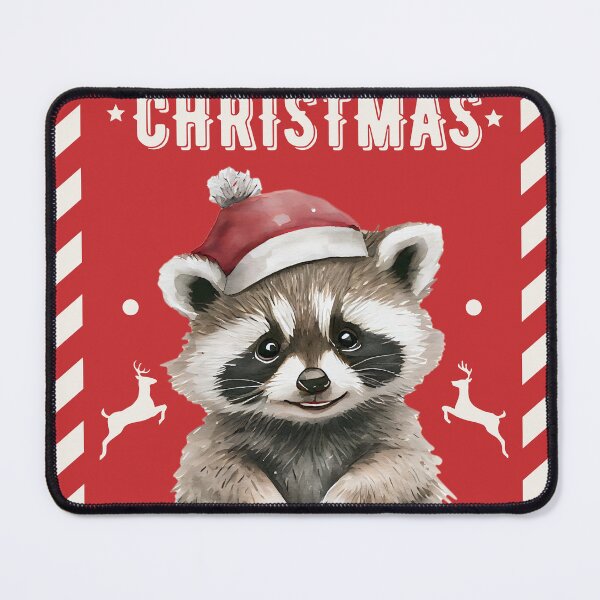 Item preview, Merry Christmas Racoon Party Invite designed and sold by ShirtLife1.
