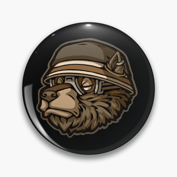 Item preview, The wolf head designed and sold by HYPERBADGE.