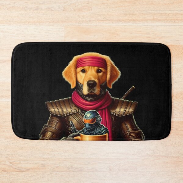 Item preview, Ninja Golden Retriever Dog funny vintage t-shirts designed and sold by PAVOXAR.