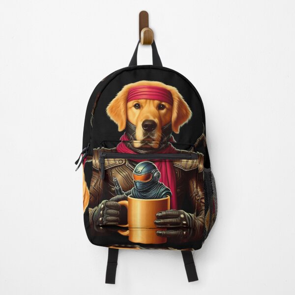 Item preview, Ninja Golden Retriever Dog funny vintage t-shirts designed and sold by PAVOXAR.
