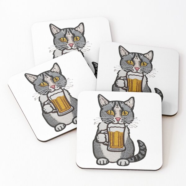 Item preview, Cat Cute  w  beer designed and sold by Cat keeper .