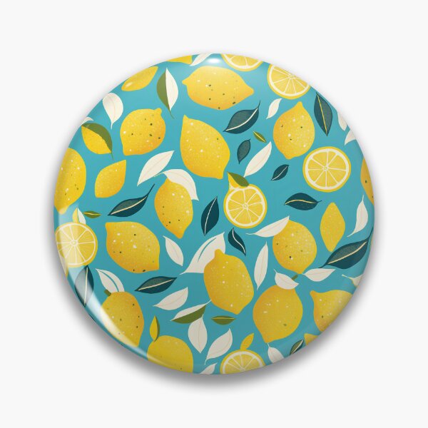 Item preview, Vibrant Lemon and Green Leaf Pattern - Fresh Summer Design designed and sold by Windy-market.