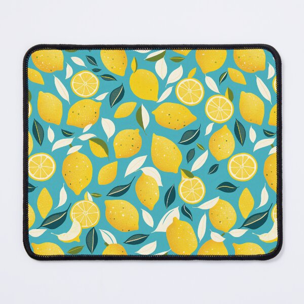Item preview, Vibrant Lemon and Green Leaf Pattern - Fresh Summer Design designed and sold by Windy-market.