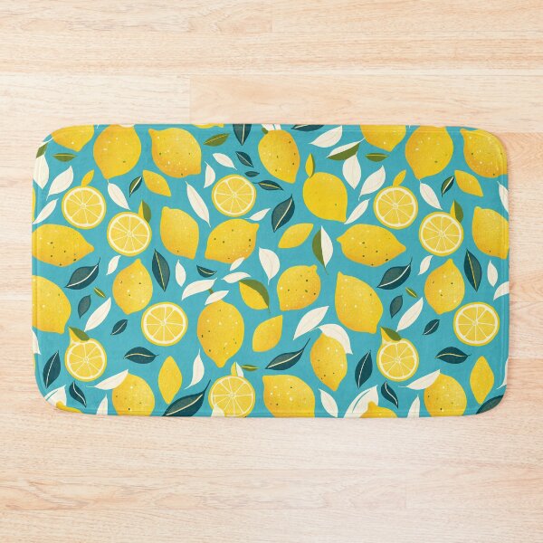 Item preview, Vibrant Lemon and Green Leaf Pattern - Fresh Summer Design designed and sold by Windy-market.