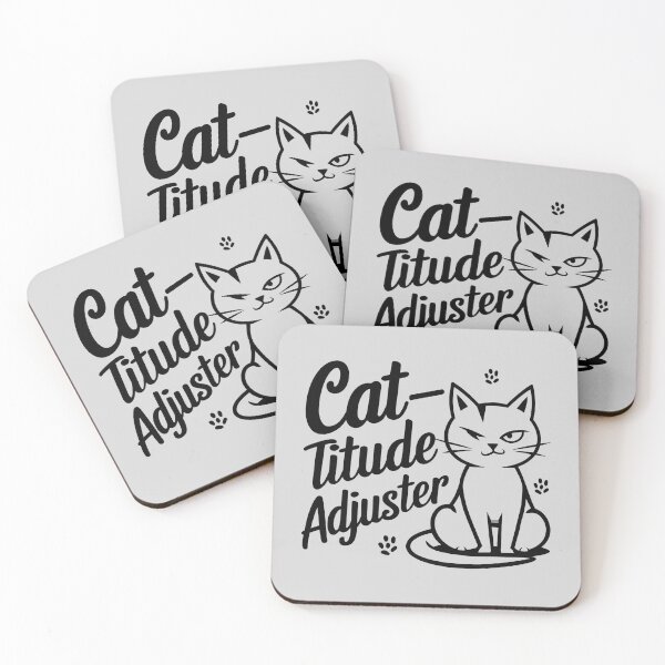 Item preview, Cat-titude Adjuster Funny designed and sold by Little Designs.