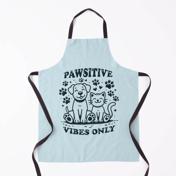 Item preview, Pawsitive Vibes Only Cute Dog and Cat Friendship designed and sold by DuxDesigns.