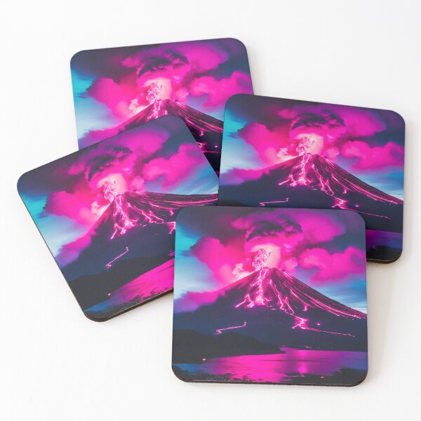 Item preview, Mayon Volcano Philippines Neon Lava designed and sold by AbeeRedB.