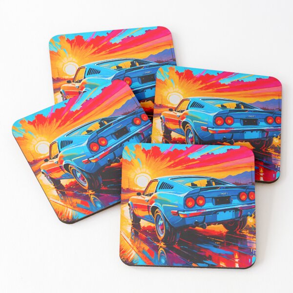 Item preview, Sunset Drive: Sports Car on the Horizon designed and sold by GrizzlyCollective.