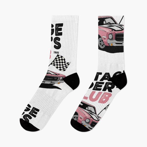 Item preview, "Vintage Rider's Club 1991" A vintage retro-style graphic with a pink car designed and sold by OneLastWish.