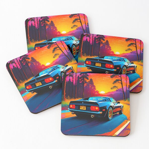 Item preview, Golden Hour: Sleek Sports Car at Sunset designed and sold by GrizzlyCollective.