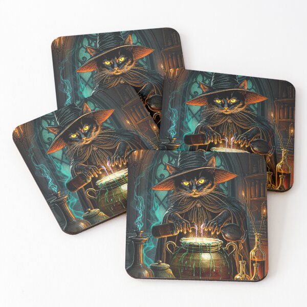 Item preview, witchy cat #2 designed and sold by lillyrise.