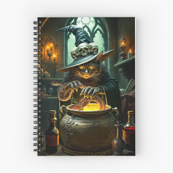 Item preview, witchy cat #1 designed and sold by lillyrise.