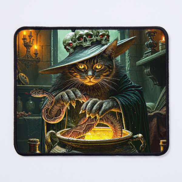 Item preview, witchy cat #1 designed and sold by lillyrise.