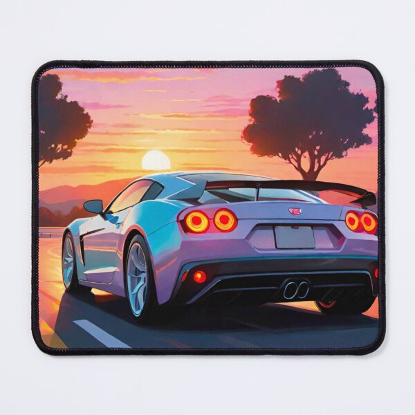 Item preview, Sunset Cruise: Iconic Sports Car Silhouette designed and sold by GrizzlyCollective.