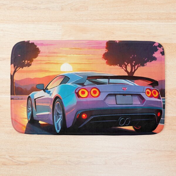 Item preview, Sunset Cruise: Iconic Sports Car Silhouette designed and sold by GrizzlyCollective.