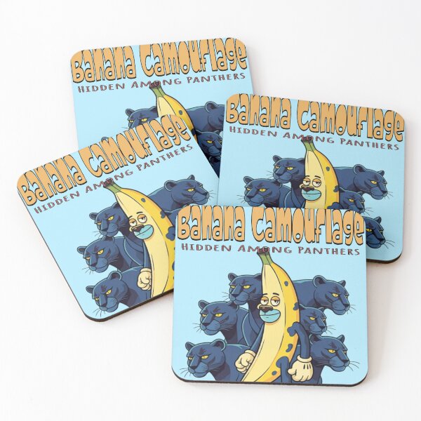 Item preview, Banana Camouflage: Hidden Among Panthers designed and sold by CoolEnthusias.