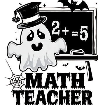 Artwork thumbnail, Math Teacher - Halloween by R3FDesign