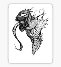 Venom Speed Drawing Sticker