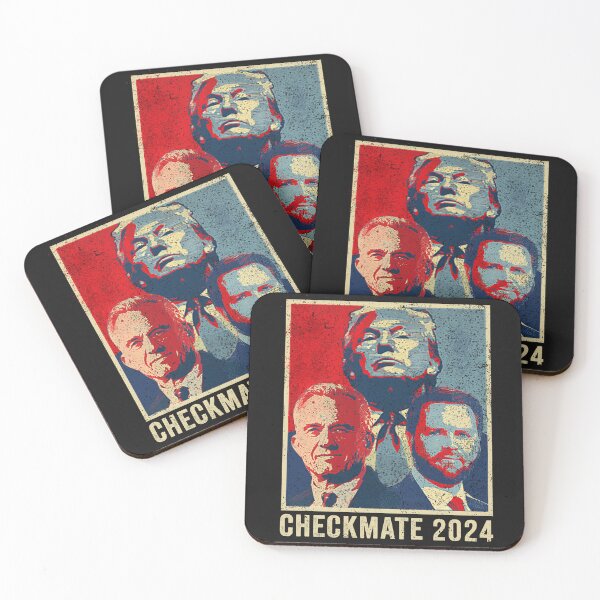 Item preview, Trump Vance Kennedy Checkmate 2024 designed and sold by MackenzieBin.