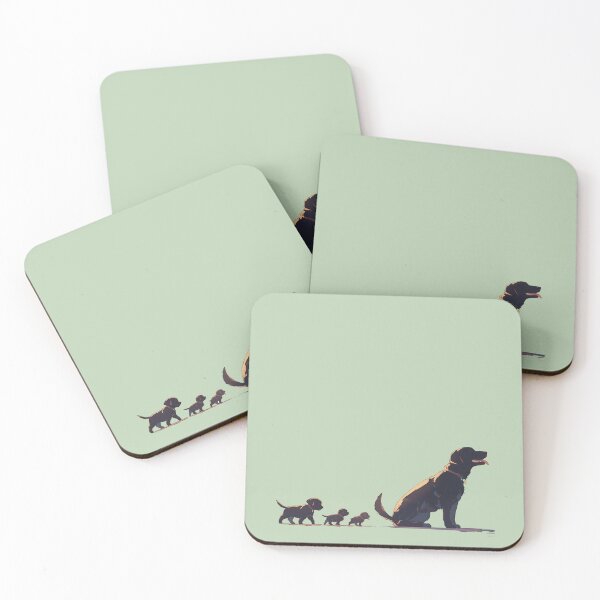 Item preview, Doggie Family Labrador designed and sold by UniqVibe.