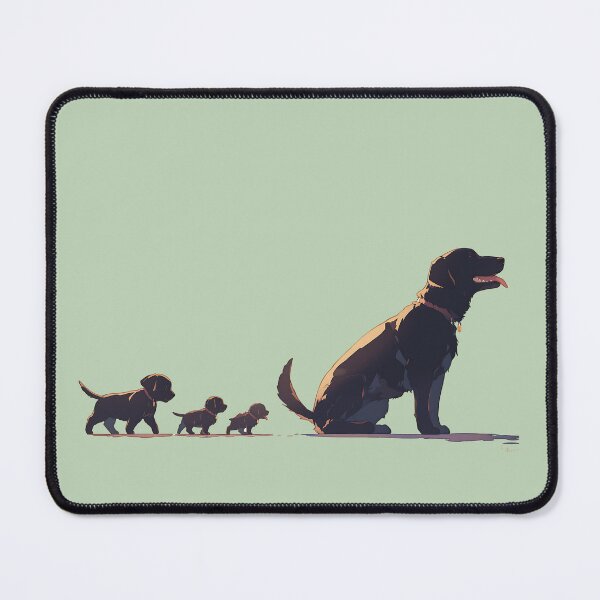 Item preview, Doggie Family Labrador designed and sold by UniqVibe.