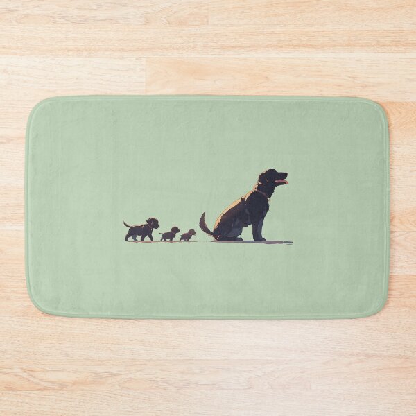 Item preview, Doggie Family Labrador designed and sold by UniqVibe.