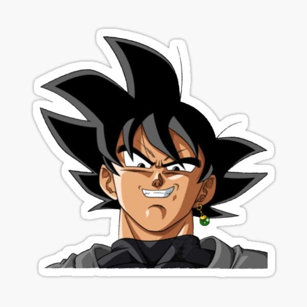 Goku Black Sticker for Sale by jixelpatterns