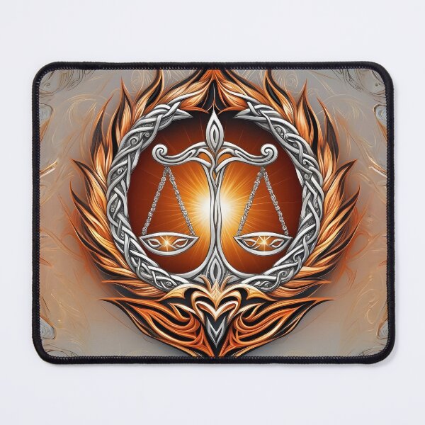 Item preview, Libra Zodiac Sign - Celtic Tribal Art - Intricate Astrology Design by LaLi Designs designed and sold by LaLi-Designs.