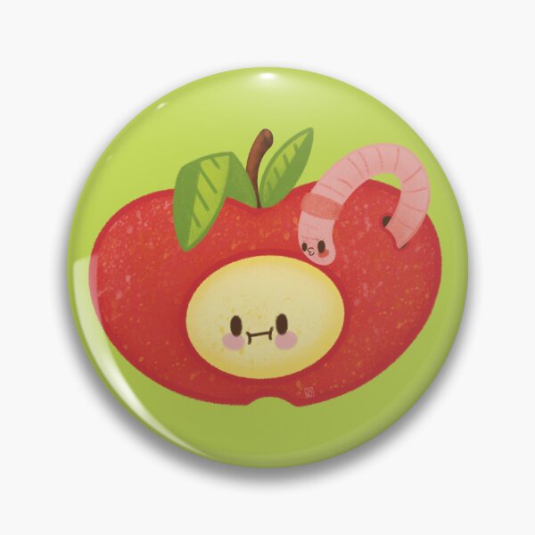 Item preview, Wormy Apple designed and sold by jeys-art-uwu.