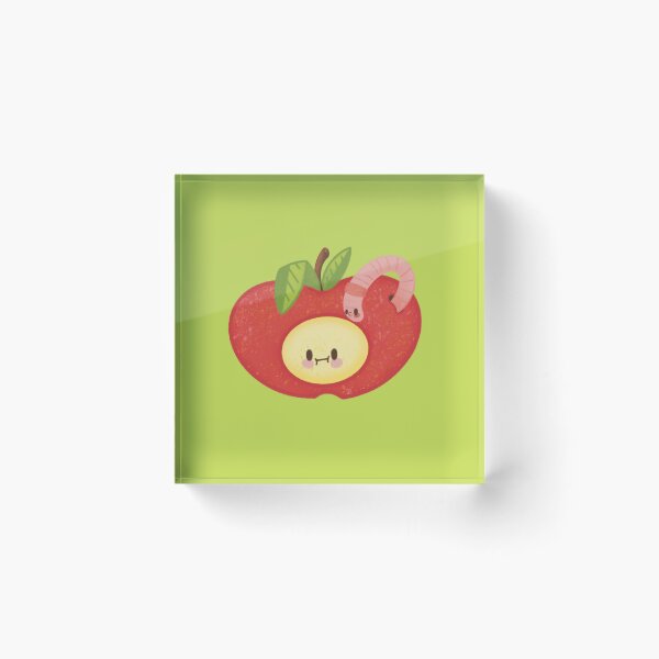 Item preview, Wormy Apple designed and sold by jeys-art-uwu.