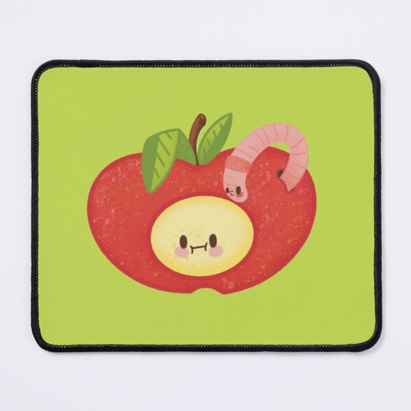 Item preview, Wormy Apple designed and sold by jeys-art-uwu.