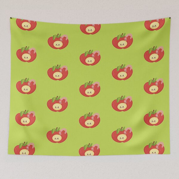 Item preview, Wormy Apple designed and sold by jeys-art-uwu.