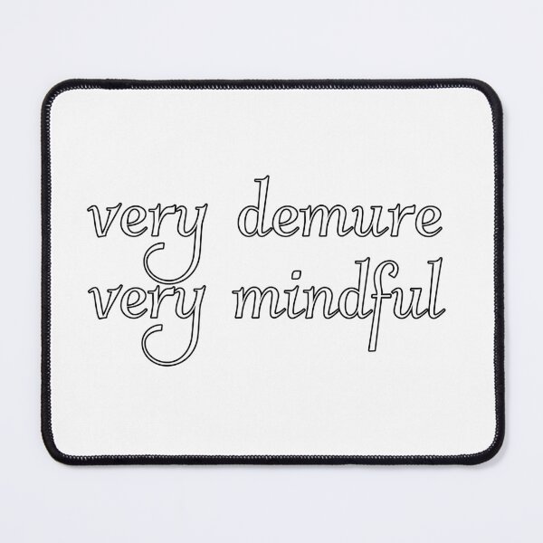 Item preview, very demure, very mindful classy trendy cute designed and sold by RedCircleArt.