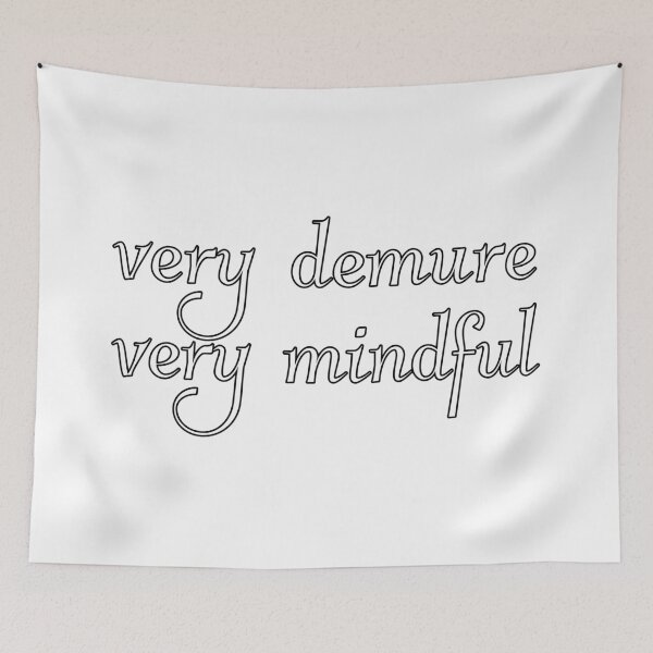 Item preview, very demure, very mindful classy trendy cute designed and sold by RedCircleArt.