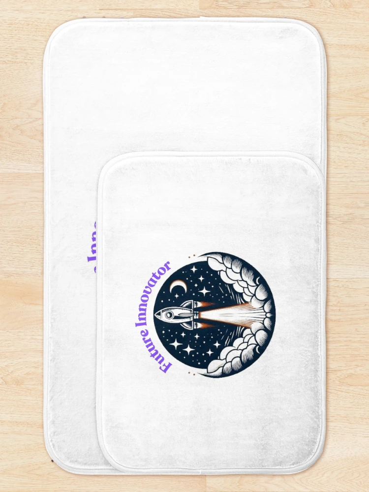 Thumbnail 5 of 6, Bath Mat, Future Innovator designed and sold by Monem-RASH.