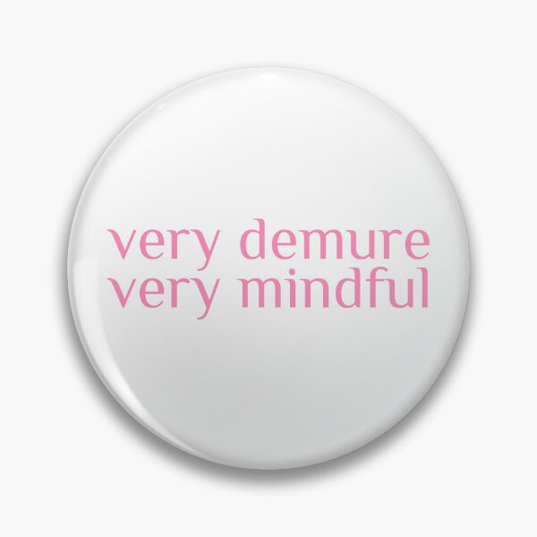 Item preview, very demure, very mindful classy trendy cute designed and sold by RedCircleArt.