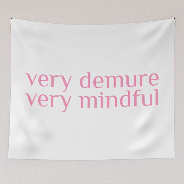 Item preview, very demure, very mindful classy trendy cute designed and sold by RedCircleArt.