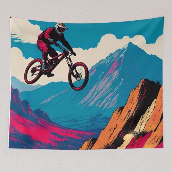 Item preview, High-Flying MTB: Conquering the Air designed and sold by GrizzlyCollective.