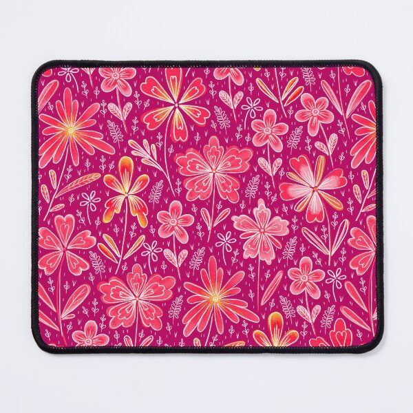 Item preview, Chalk Flowers, Folk Style, Fusia-yellow version designed and sold by Alex  Blud.