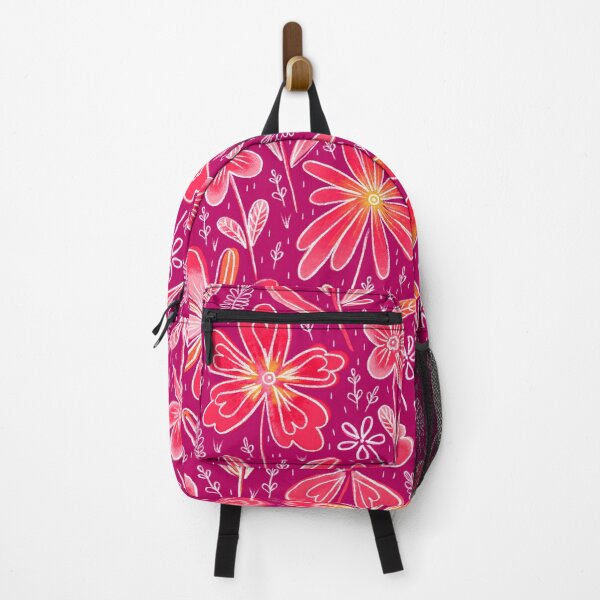 Item preview, Chalk Flowers, Folk Style, Fusia-yellow version designed and sold by Alex  Blud.