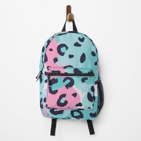 Item preview, A design of a leopard pattern with turquoise and magenta spots. designed and sold by HEMRO.