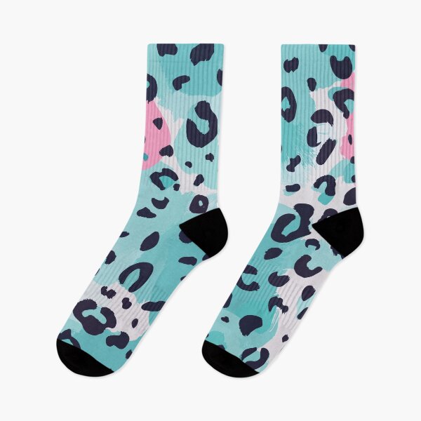 Item preview, A design of a leopard pattern with turquoise and magenta spots. designed and sold by HEMRO.