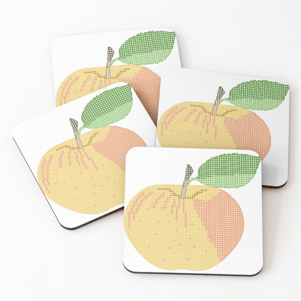 Item preview, Apple with leaf Mosaic Art.   designed and sold by MigWhimsy.