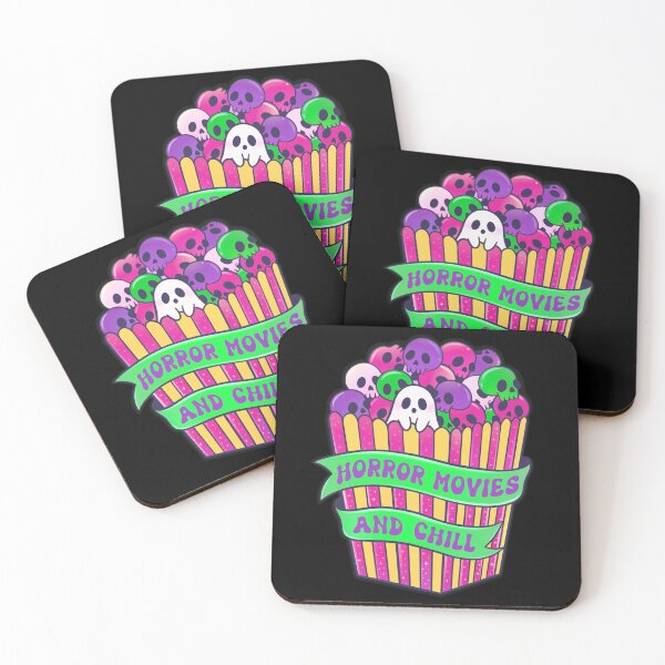 Item preview, Horror Movie Popcorn Cute Halloween Skulls & Ghost designed and sold by chocolatefund.