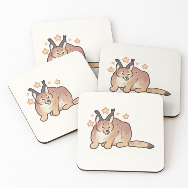 Item preview, Cute Caracal illustration  designed and sold by Artofmayara.