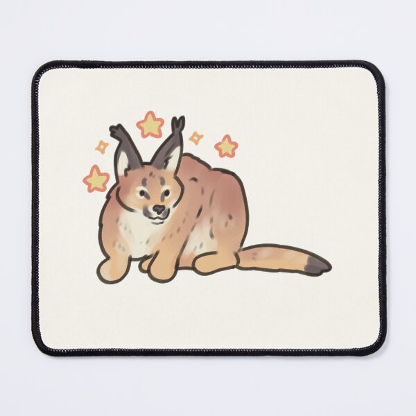 Item preview, Cute Caracal illustration designed and sold by Artofmayara.
