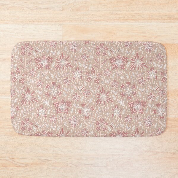 Item preview, Chalk Flowers, Folk Style, Beige version designed and sold by Alex  Blud.