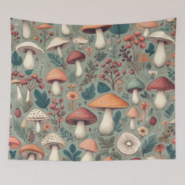 Item preview, Autumn mushrooms designed and sold by MagelliShop.